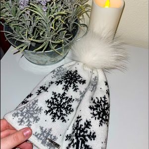 Snowflake Pom Beanie